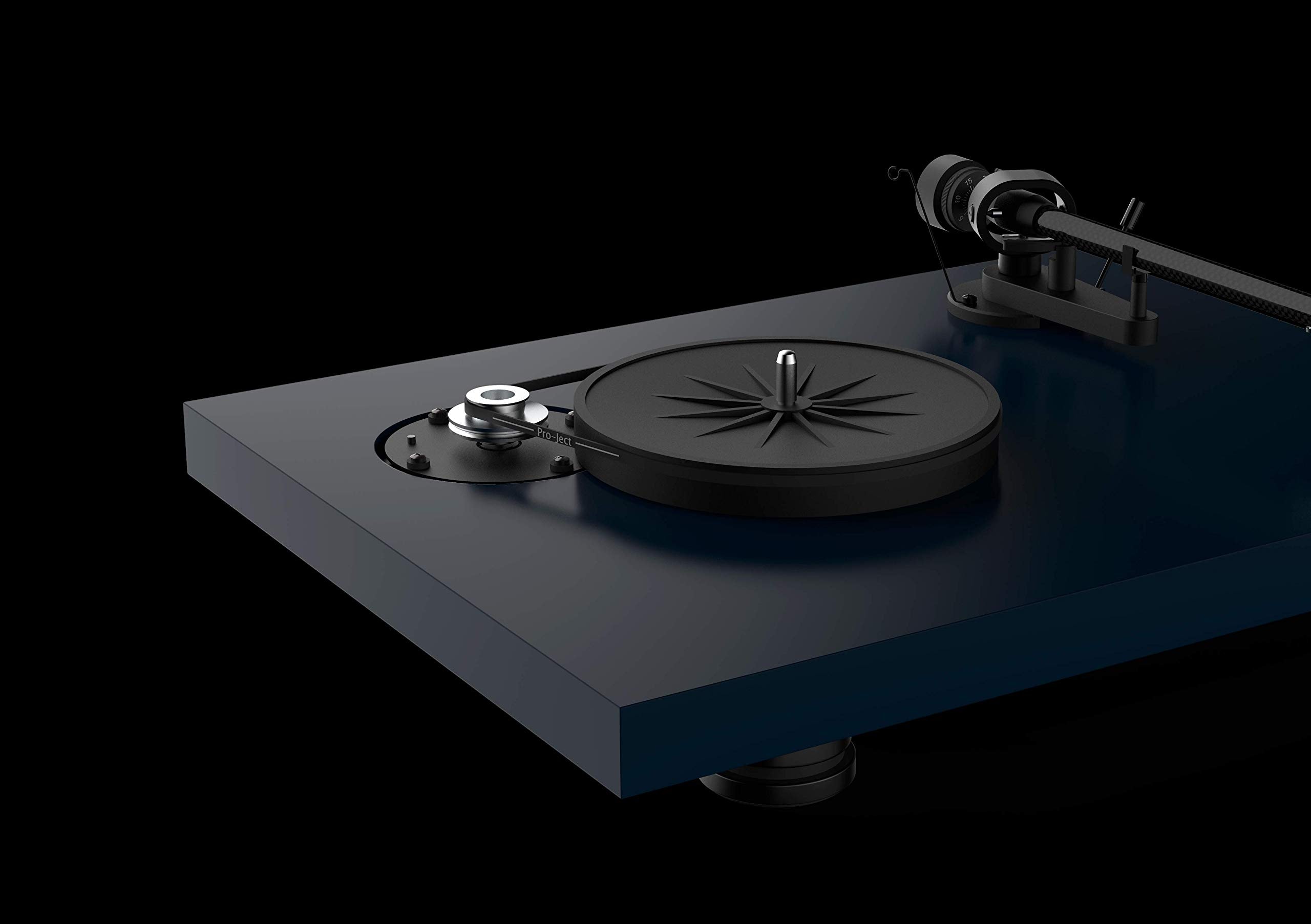 Pro-Ject Debut Carbon EVO, Audiophile Turntable with Carbon Fiber tonearm, Electronic Speed Selection and pre-Mounted Sumiko Rainier Phono Cartridge (): Satin White