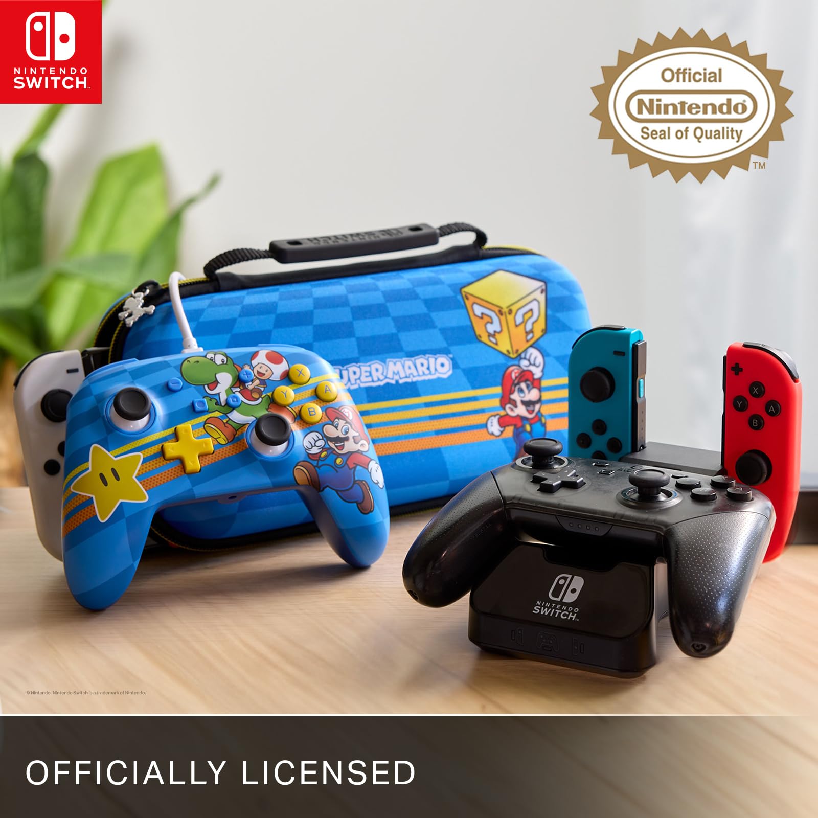 PowerA Wireless Nintendo Switch Controller - Pikachu Ecstatic, AA Battery Powered (Battery Included), Nintendo Switch Pro Controller, Mappable Gaming Buttons, Officially Licensed by Nintendo
