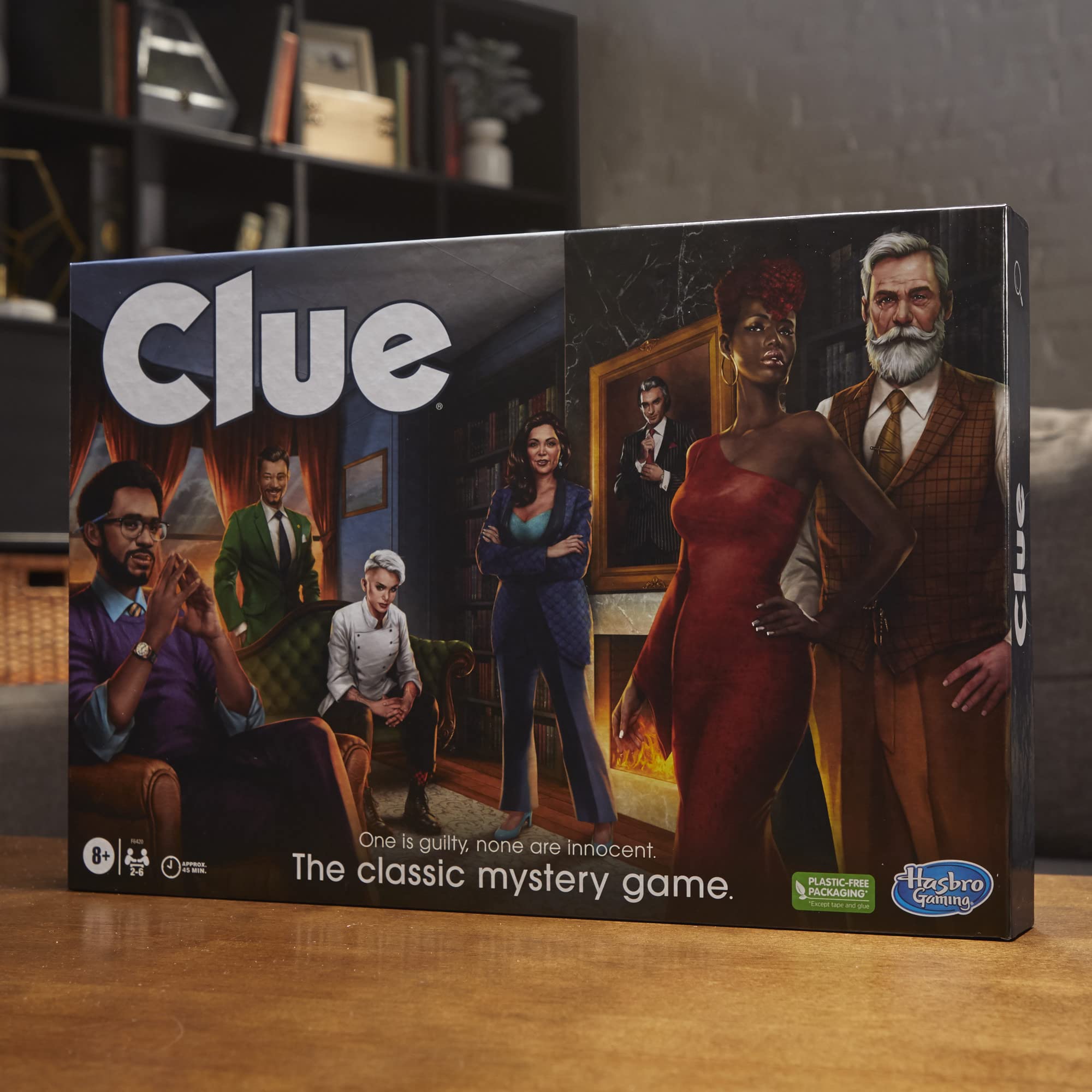 Clue Board Game for Ages 8 and Up, Reimagined Clue Game for 2-6 Players, Mystery, Detective, Family Games for Kids and Adults