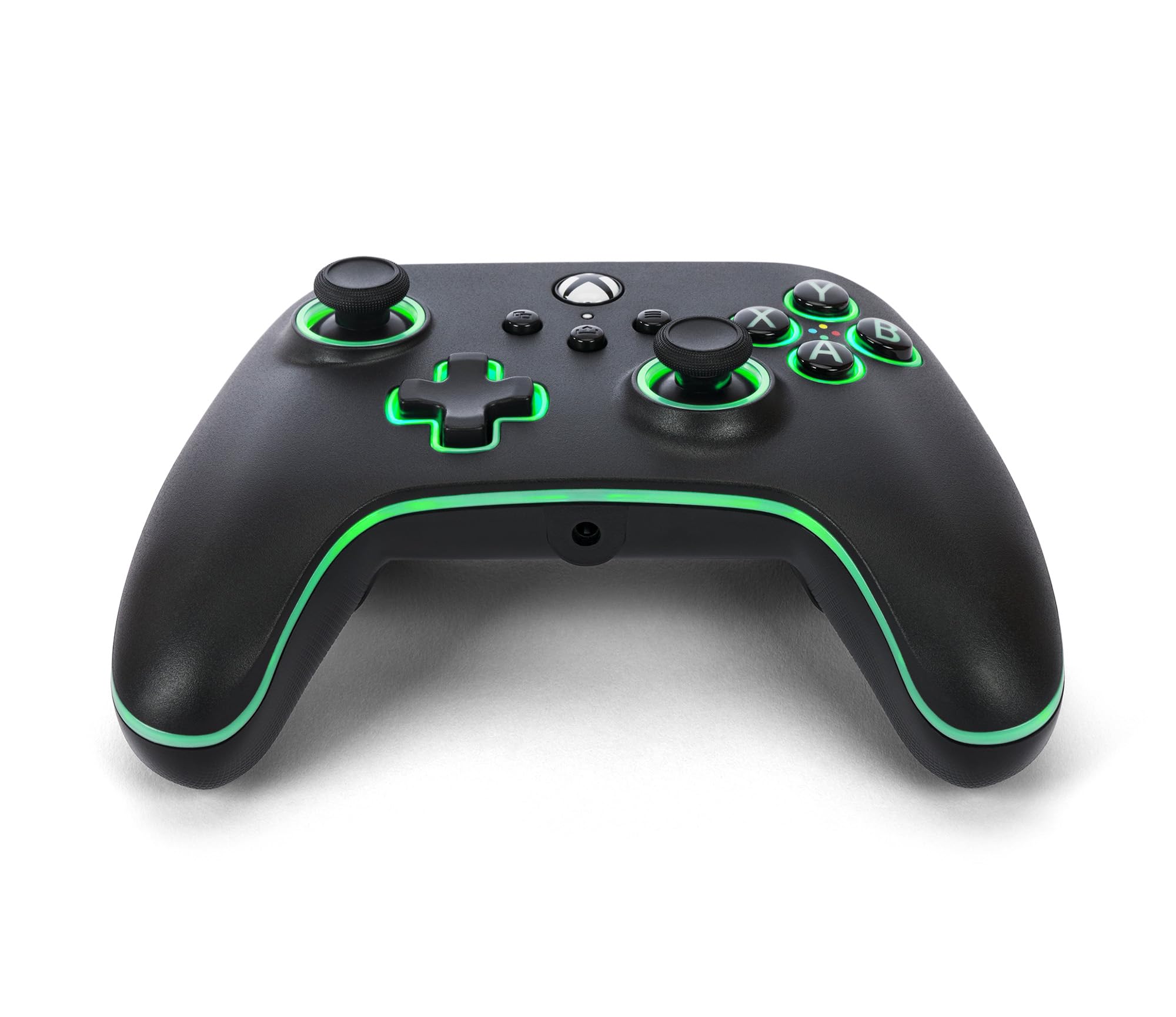 PowerA Advantage Wired Controller for Xbox Series X|S with Lumectra - Black, gamepad, wired video game controller, gaming controller, works with Xbox One and Windows 10/11, officially licensed