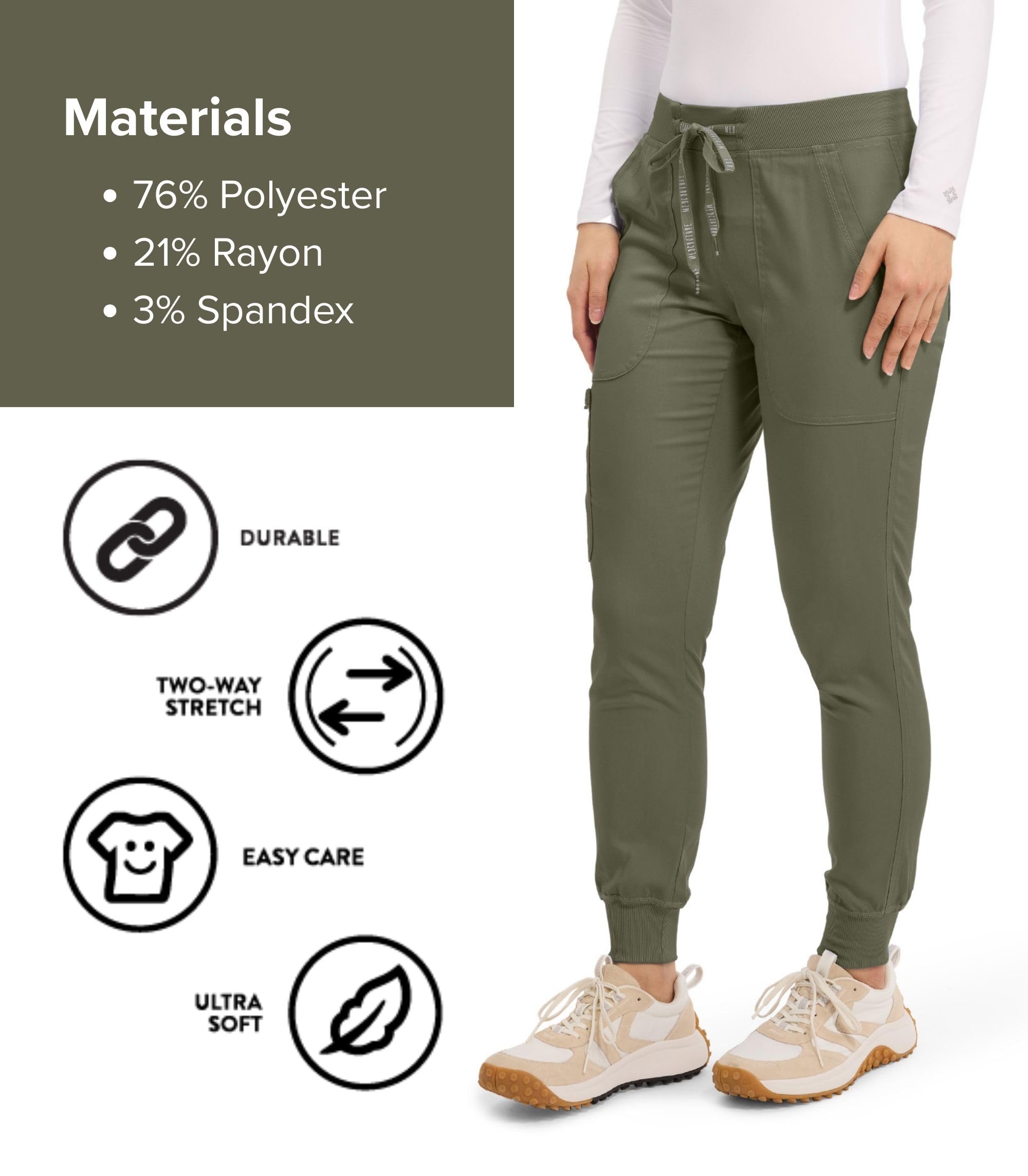 Med Couture Touch Scrub Pant Yoga Jogger