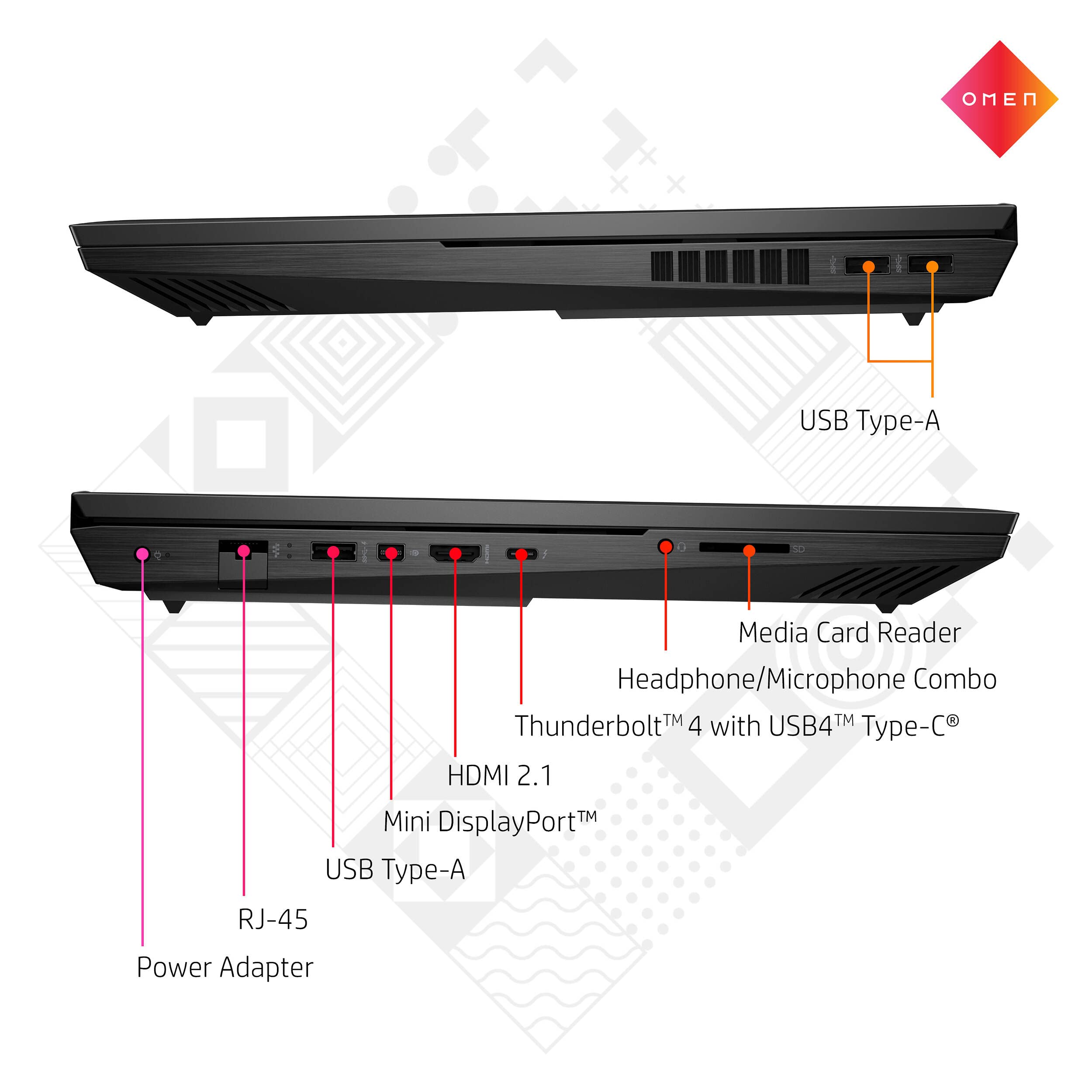 HP OMEN 17 17.3" FHD 144Hz Display Gaming Laptop - 12th Gen Intel Core i7-12800HX 16-Core up to 4.80 GHz CPU, 64GB DDR5 RAM, 1TB (2 x 512GB) NVMe SSD, GeForce RTX 3060 6GB Graphics, Windows 11 Pro