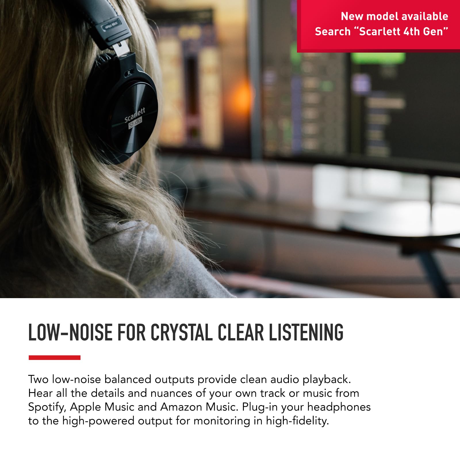 Focusrite USB Audio Interface for Recording, Songwriting, Streaming and Podcasting — High-Fidelity, Studio Quality Recording, and All the Software You Need to Record
