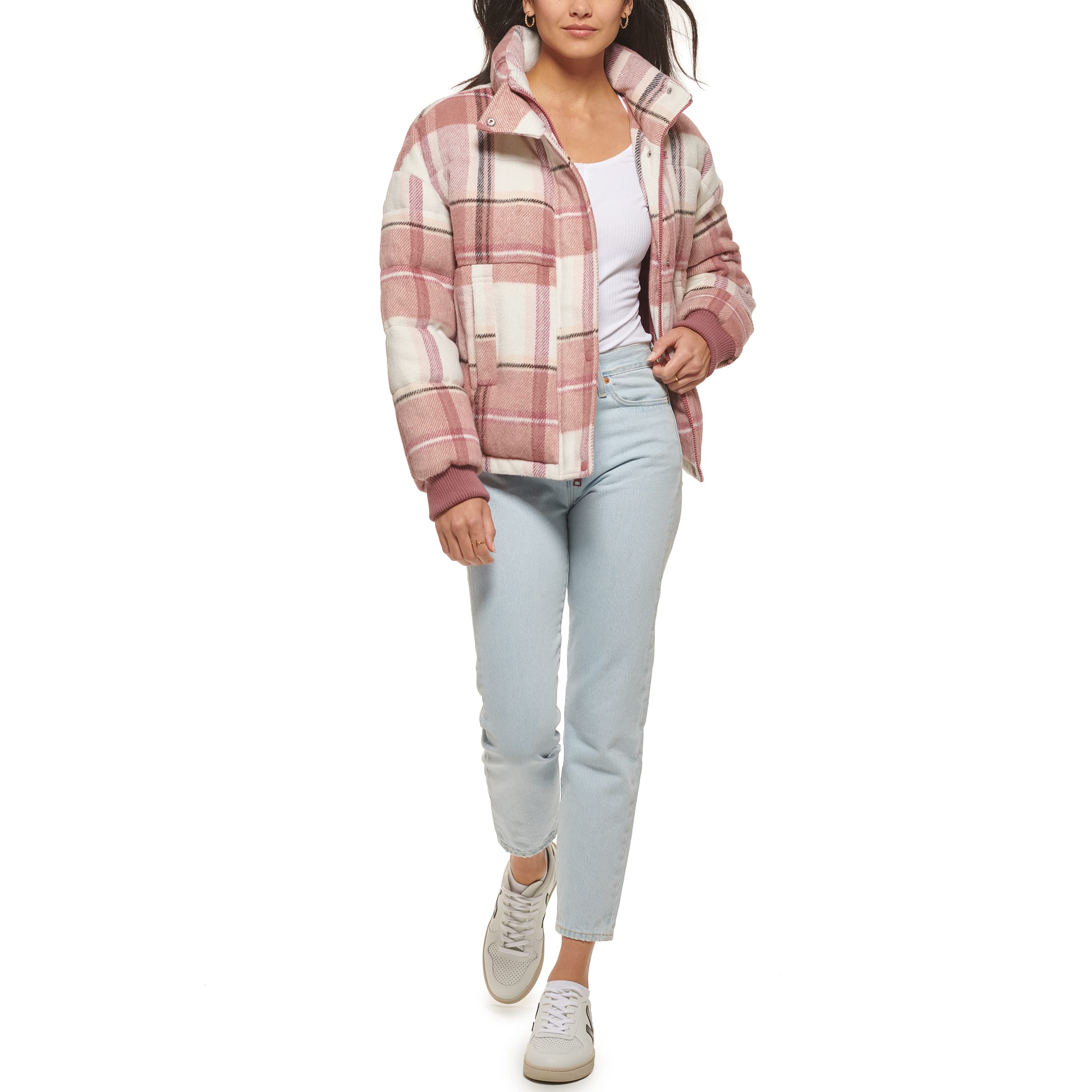 Levi's Women's Cinch Waist Puffer Jacket