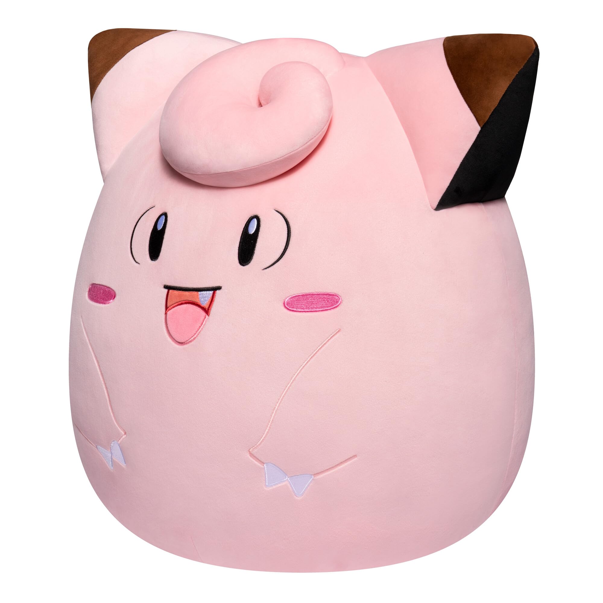 Squishmallows Pokemon 14-Inch Clefairy Plush - Add Clefairy to Your Squad, Ultrasoft Stuffed Animal Medium Plush, Official Kelly Toy Plush, SQPK00105: Clefairy 20-Inch