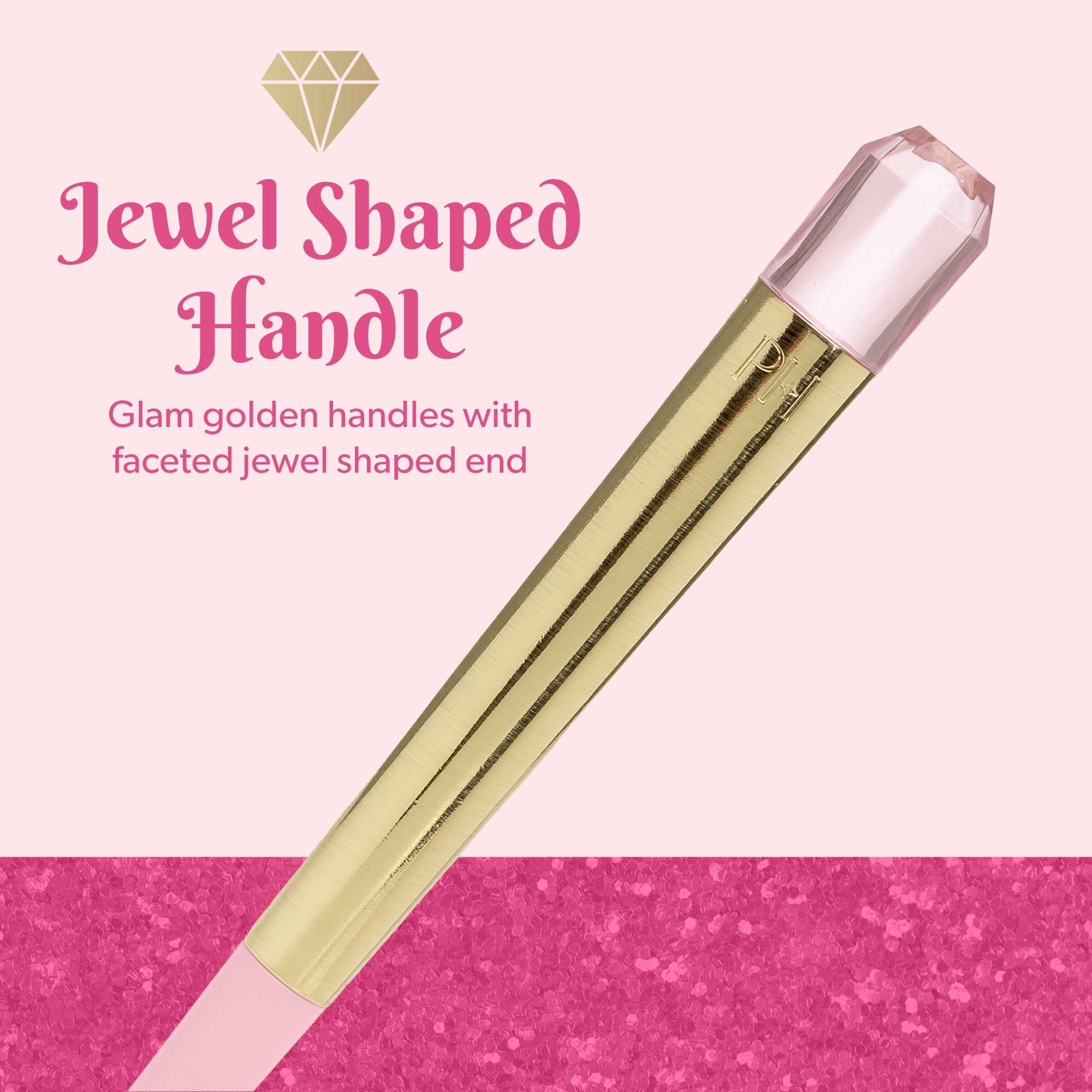 Paris Hilton Meat Chopper with Pink Jewel Shaped Handle, Heat-Resistant up to 400°F, Dishwasher Safe Kitchen Tools and Utensil, Pink and Gold