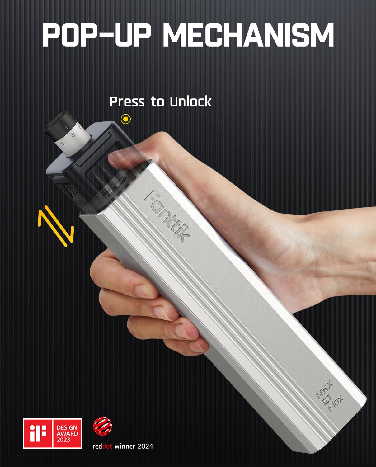Fanttik E1 Max Electric Screwdriver, Mini Precision Screwdriver Set, 50 Magnetic Bits, Magnetic Storage, 5/32‘’Hex, Repair Tool Kit for Electronics Phone Camera Laptop Watch ()