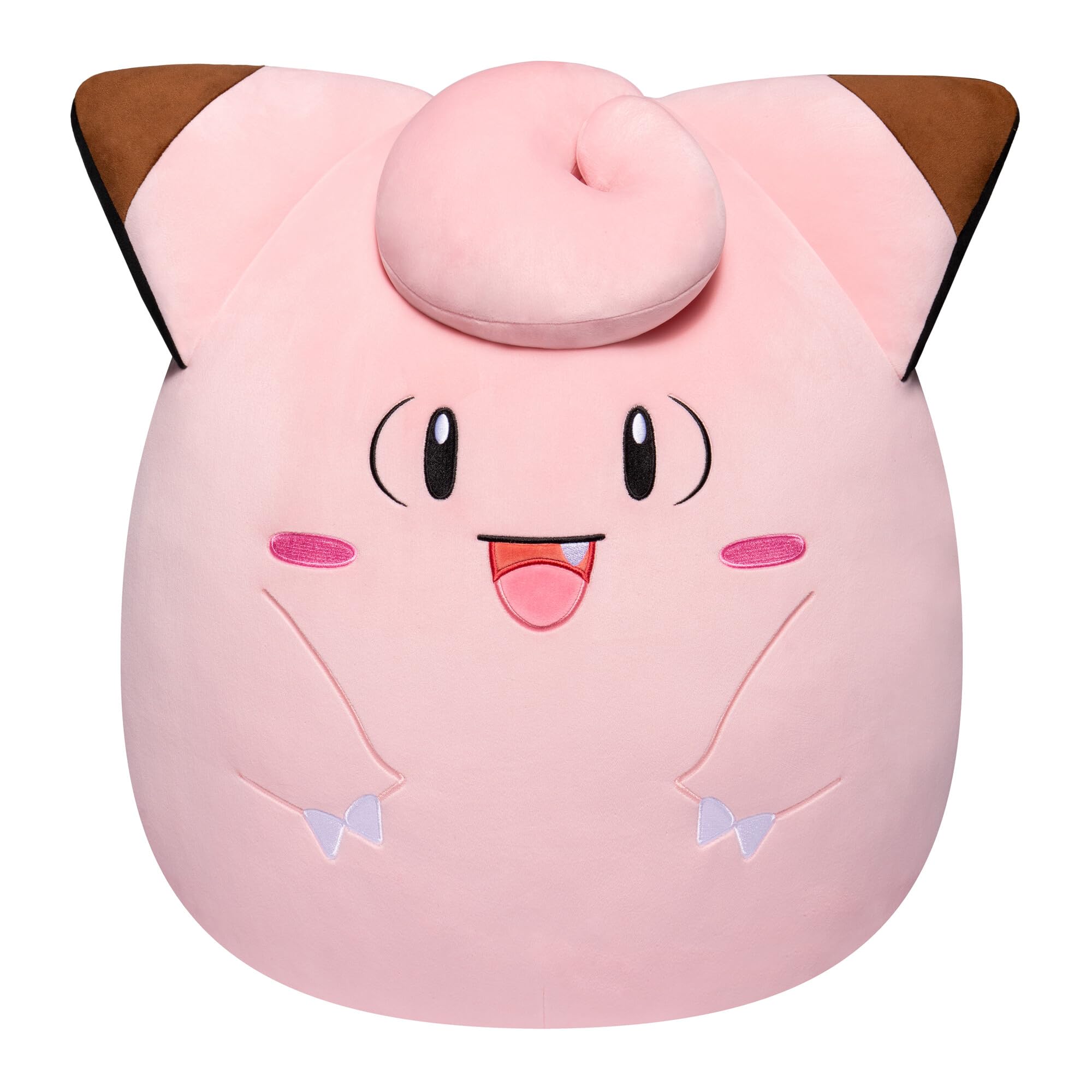 Squishmallows Pokemon 14-Inch Clefairy Plush - Add Clefairy to Your Squad, Ultrasoft Stuffed Animal Medium Plush, Official Kelly Toy Plush, SQPK00105: Clefairy 20-Inch