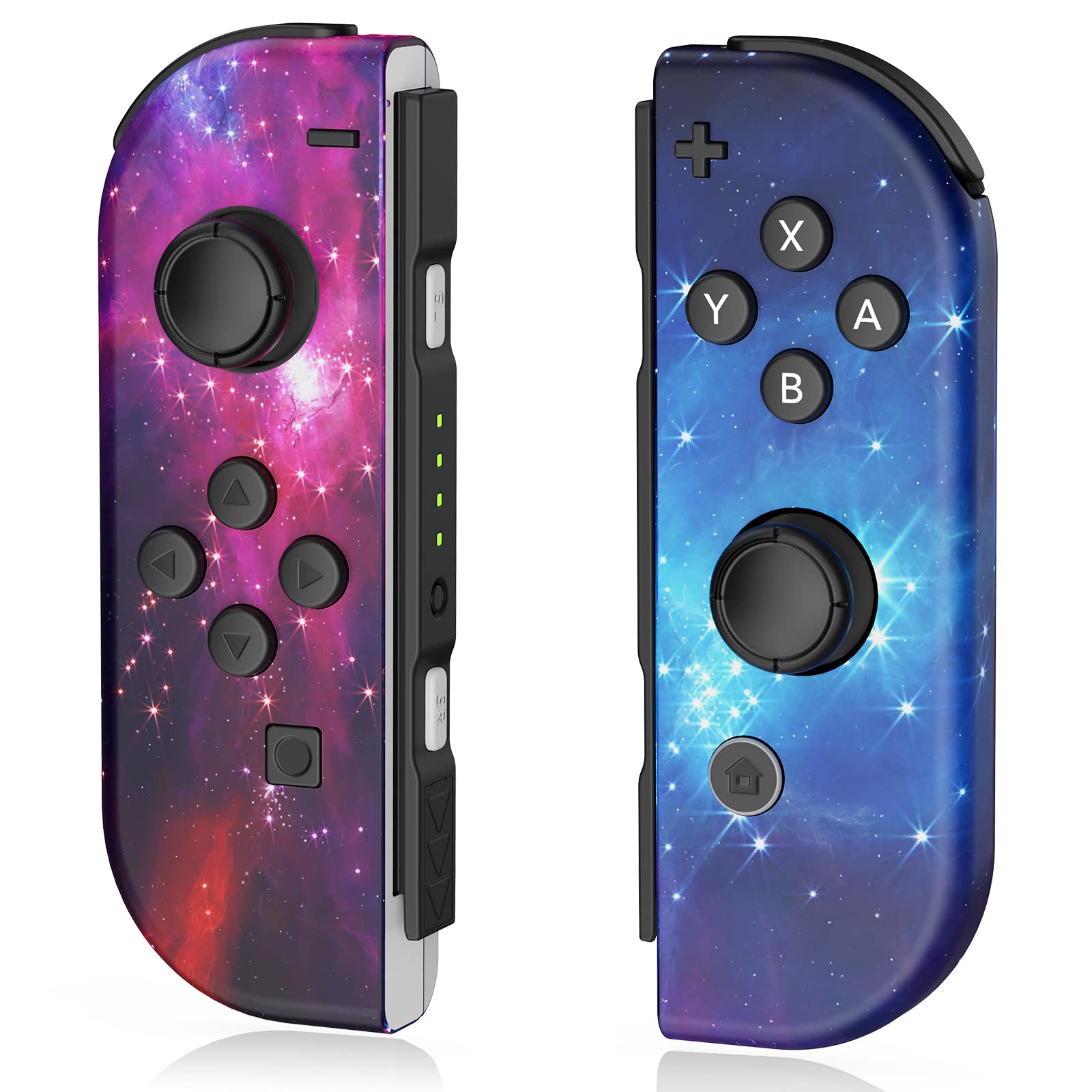 Kvkdiir Controller for Nintendo Switch Controller for Switch/Lite/OLED, Replacement Controllers with Motion Sensing/Dual Vibration/Wake-up/Screenshot