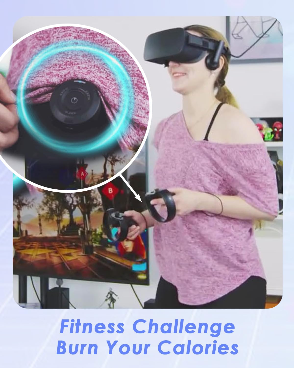 KAT vr trackers, Set of 3 Sensors,Immersive VR Experience,Enhanced Motion Tracking Compatibility with Easy Installation, Reliable Performance,Ideal for Gaming and Virtual Reality Adventures