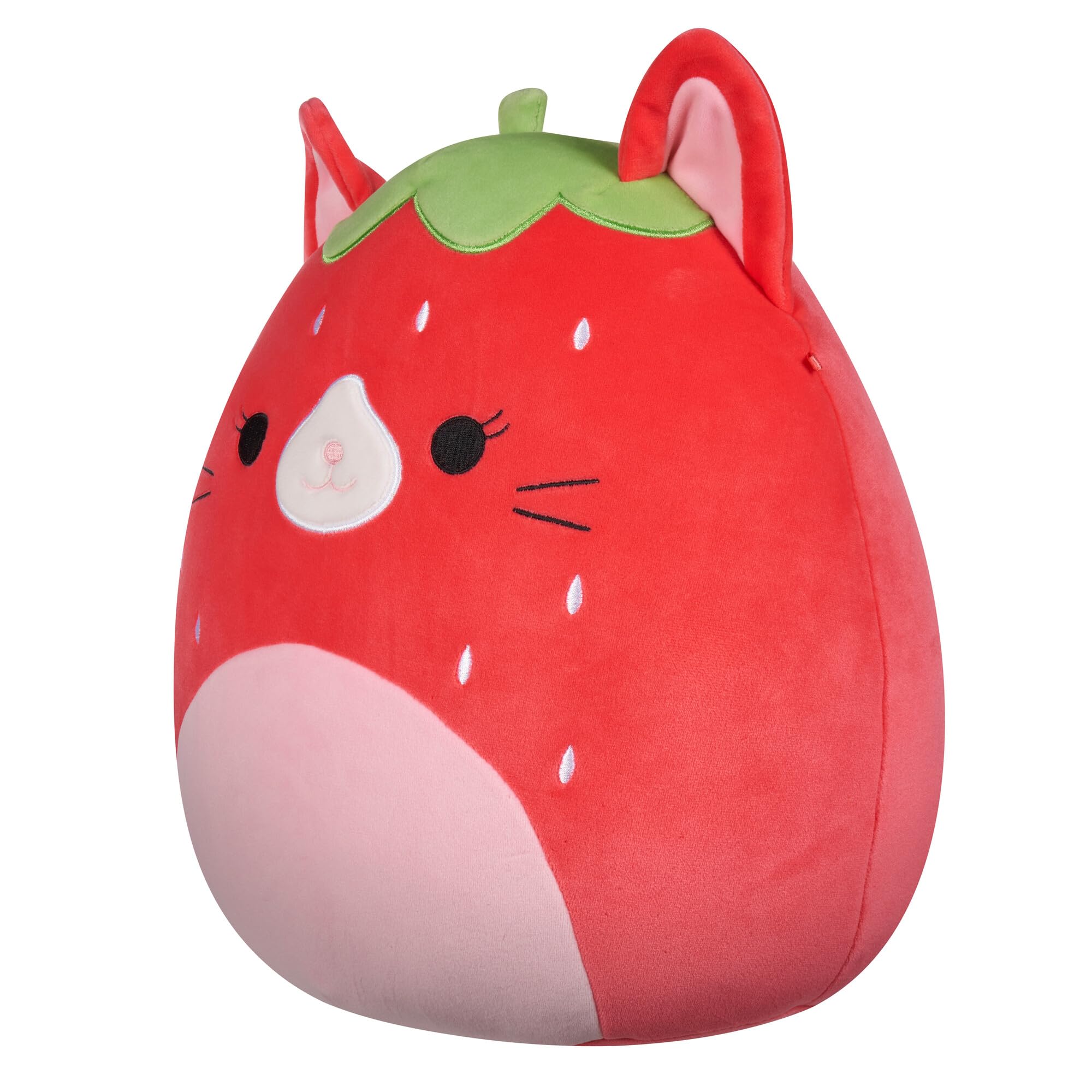 Squishmallows Original 12-Inch Gasten - Official Jazwares Plush (Medium-Sized): Strawberry Cat