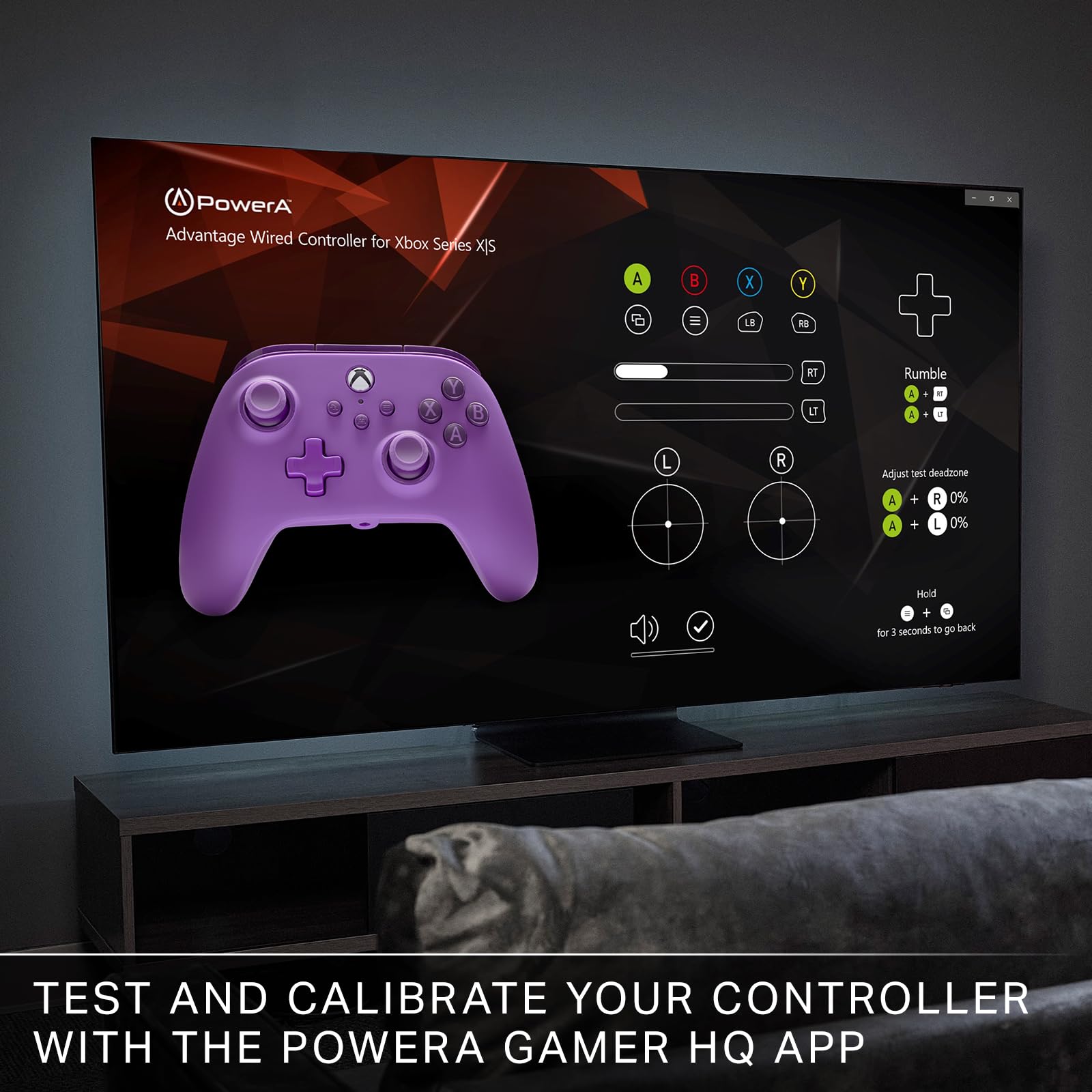 PowerA Advantage Wired Controller for Xbox Series X|S - Sparkle, gamepad, wired video game controller, gaming controller, USB-C, Works with Xbox One, Officially Licensed for Xbox