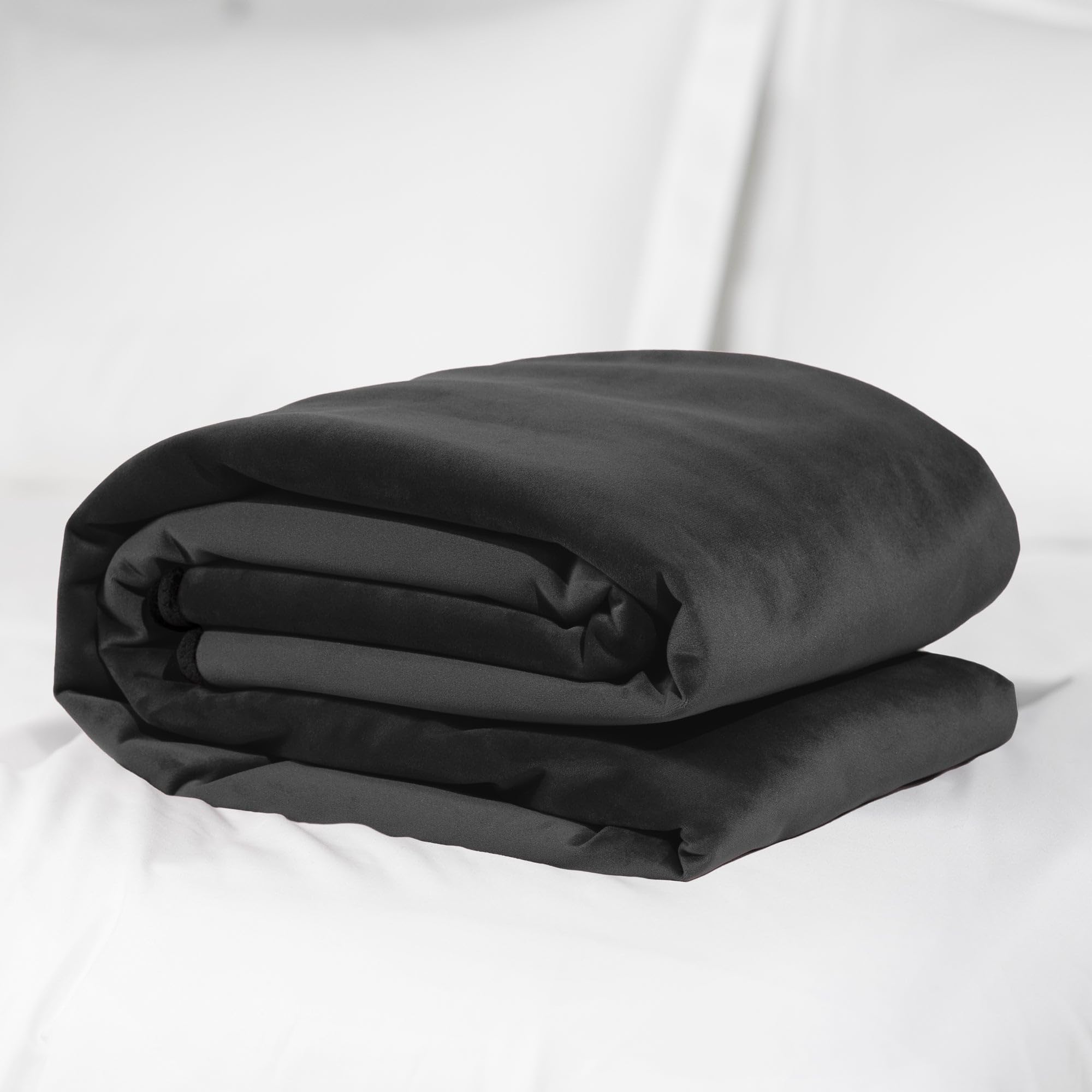 Liberator Fascinator Throw - Moisture-Proof Sensual Blanket, Mini Size, Microvelvet: Black