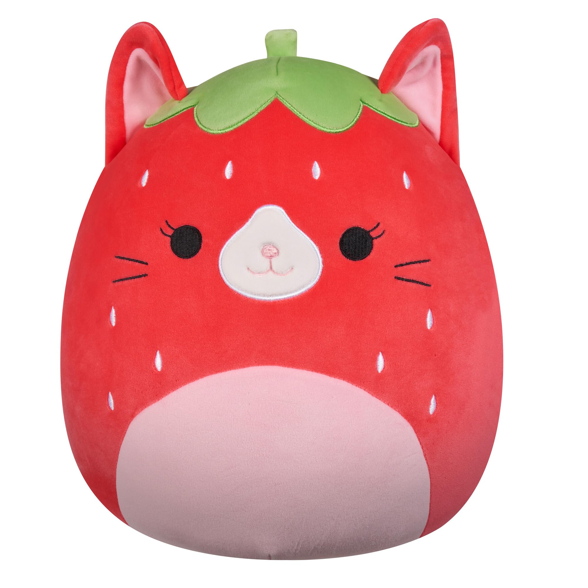 Squishmallows Original 12-Inch Gasten - Official Jazwares Plush (Medium-Sized): Strawberry Cat