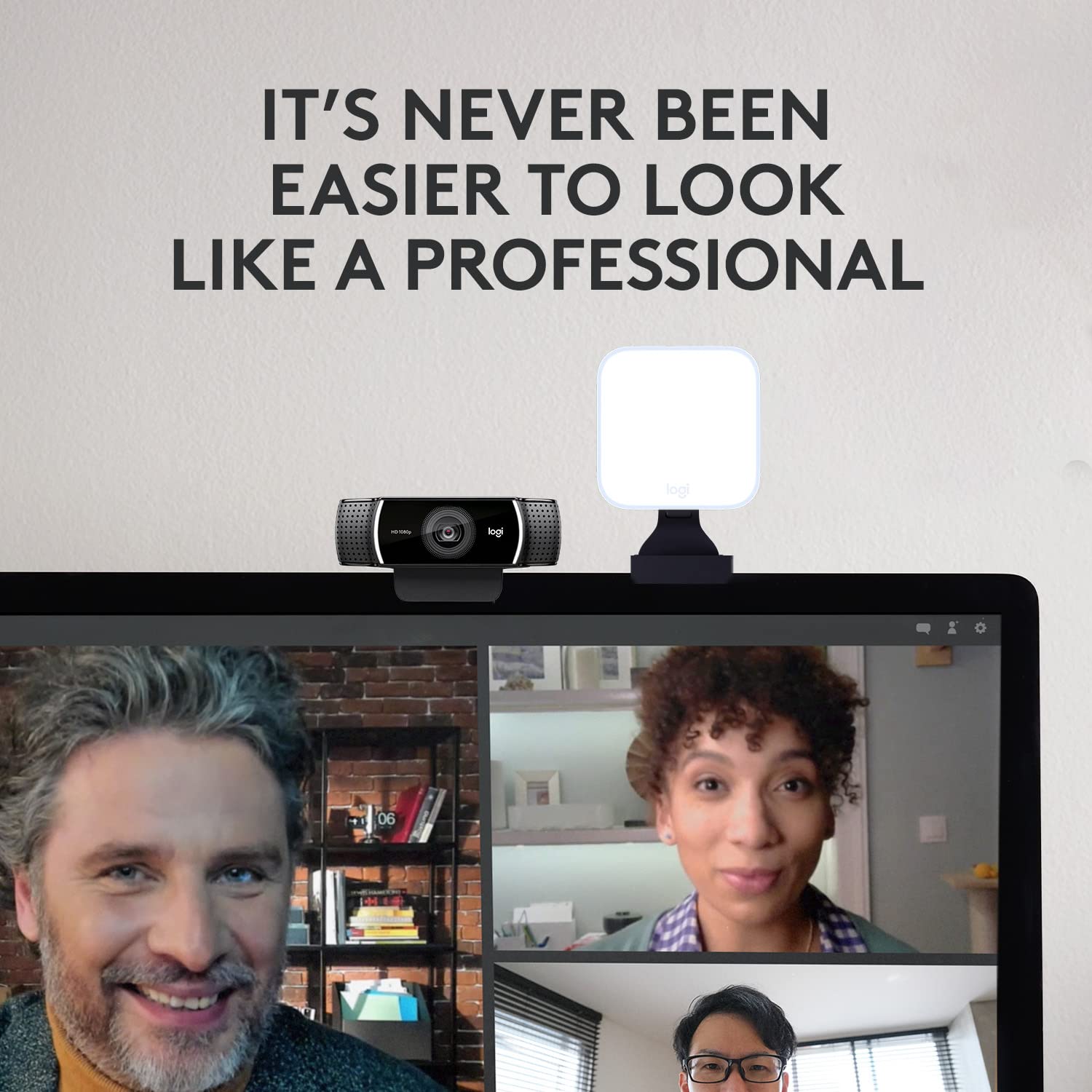 Logitech C922x HD Pro Webcam, Full HD 1080p/60fps Video, Clear Audio, HD Light Correction, PC Camera Webcam, Works with Skype, Zoom, Mac, Tablet - Black