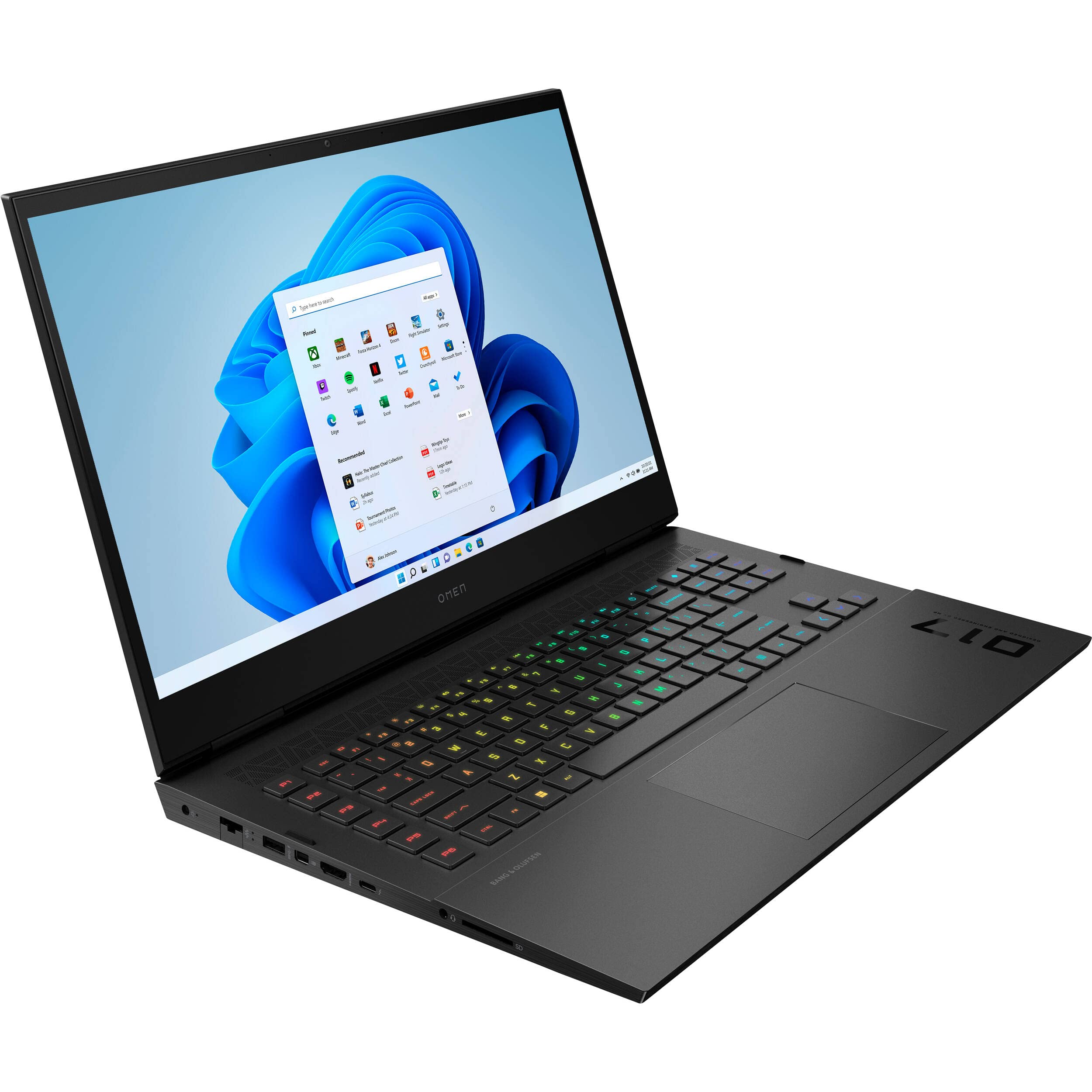 HP OMEN 17 17.3" FHD 144Hz Display Gaming Laptop - 12th Gen Intel Core i7-12800HX 16-Core up to 4.80 GHz CPU, 64GB DDR5 RAM, 1TB (2 x 512GB) NVMe SSD, GeForce RTX 3060 6GB Graphics, Windows 11 Pro