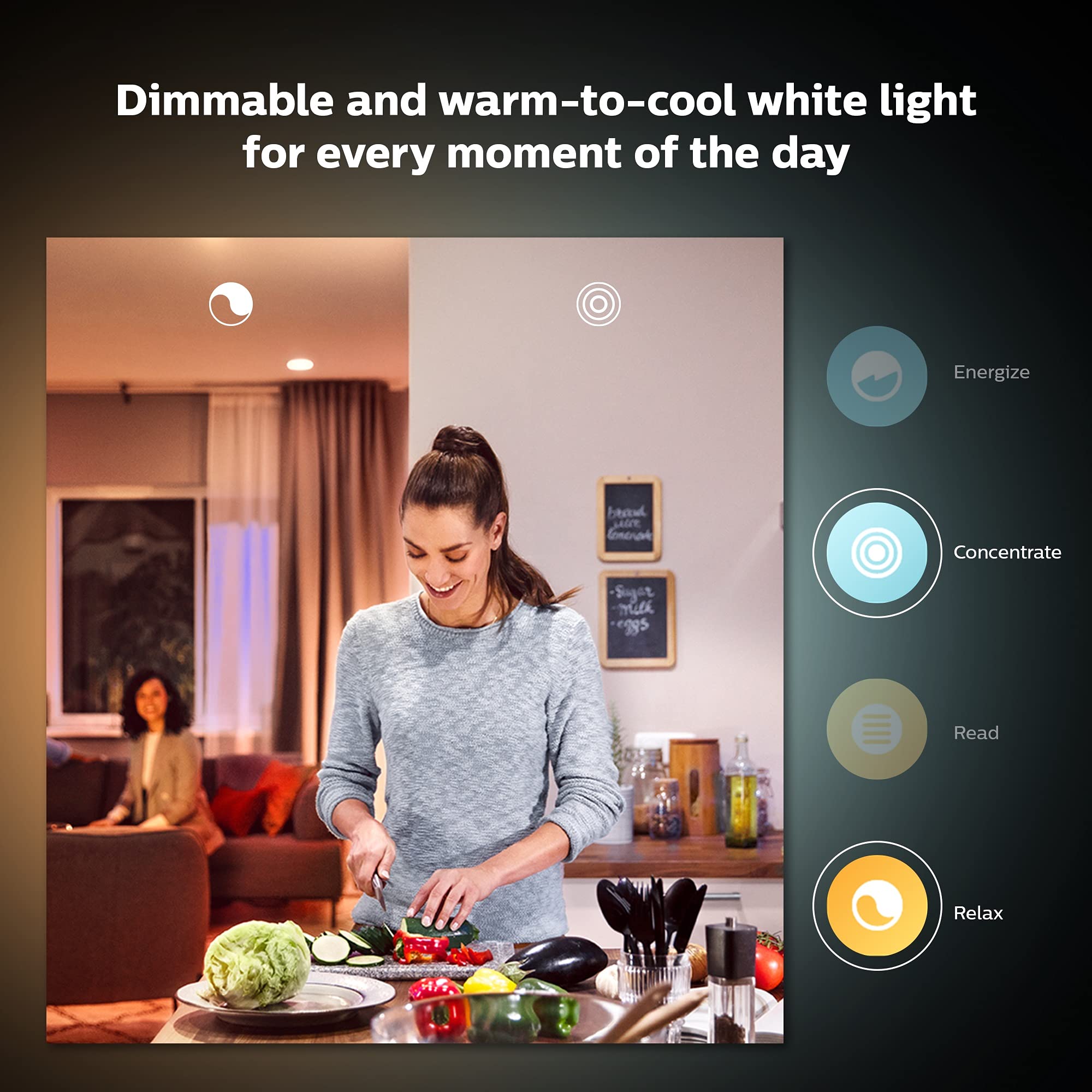 Philips Hue Signe Smart Color Changing Floor Lamp, Black, White and Color Ambiance, Pack of 1, Control with Hue App, LED Floor Lamp Works with Alexa, Google Assistant, and Apple Homekit