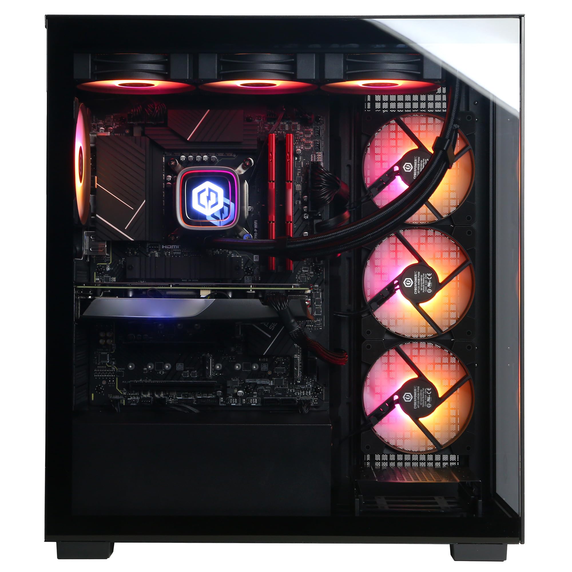 CyberPowerPC Gamer Xtreme VR Gaming PC, Intel Core i9-14900KF 3.2GHz, GeForce RTX 4070 Super 12GB, 32GB DDR5, 2TB PCIe Gen4 SSD, WiFi Ready & Windows 11 Home (GXiVR8080A38)