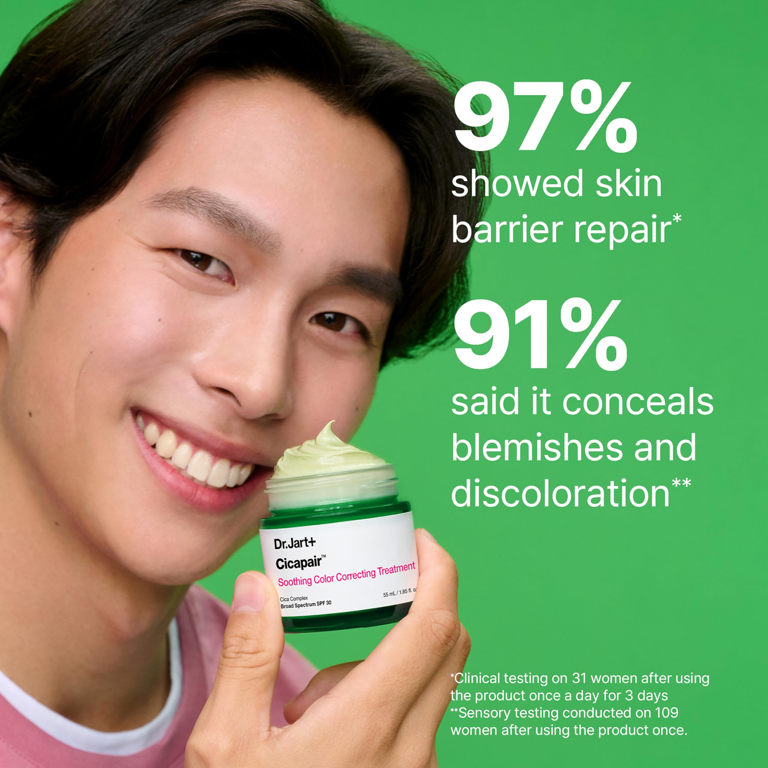 Dr. Jart+ Cicapair Soothing Color Correcting Treatment SPF 30 with Centella Asiatica Extracts | cc cream | Korean Skin Care