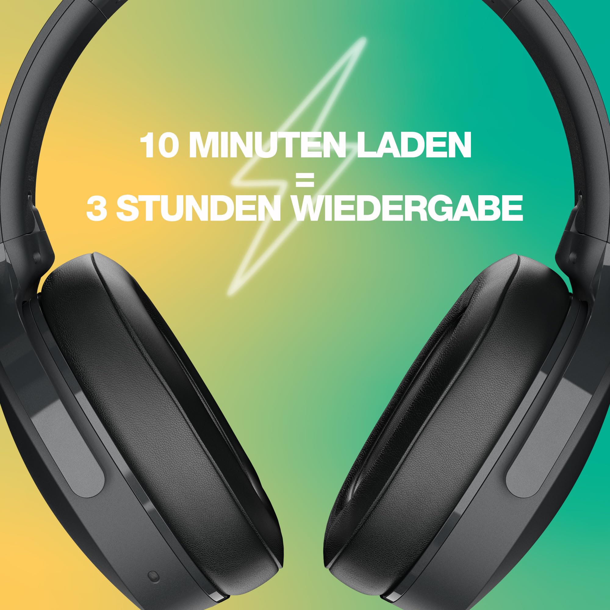 Skullcandy Hesh ANC Wireless Over-Ear Bluetooth Headphones with Extra USB-C Charging Cable, Active Noise Canceling, 22 Hrs Battery, Foldable Lightweight Design, Microphone iPhone Android - Mod White