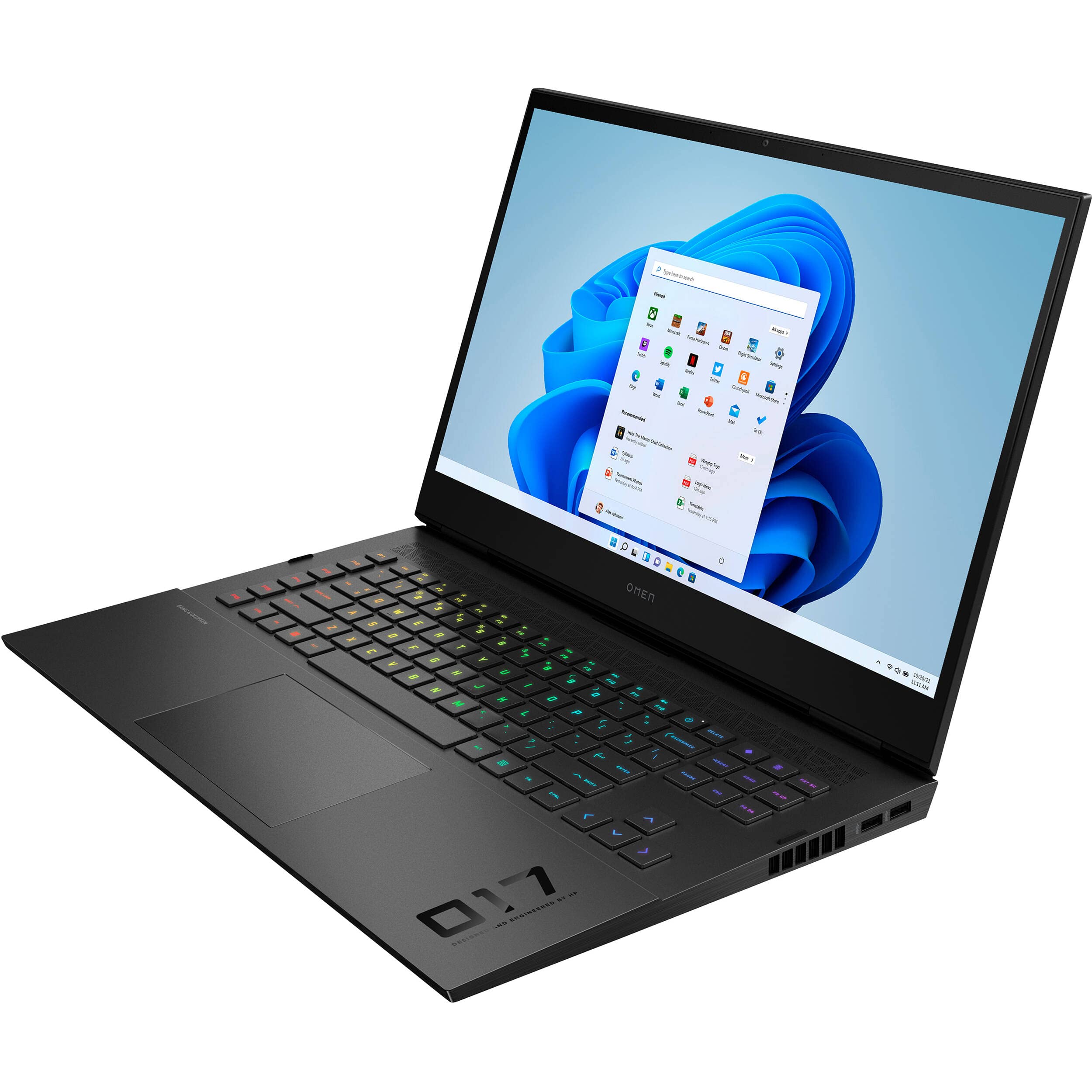 HP OMEN 17 17.3" FHD 144Hz Display Gaming Laptop - 12th Gen Intel Core i7-12800HX 16-Core up to 4.80 GHz CPU, 64GB DDR5 RAM, 1TB (2 x 512GB) NVMe SSD, GeForce RTX 3060 6GB Graphics, Windows 11 Pro