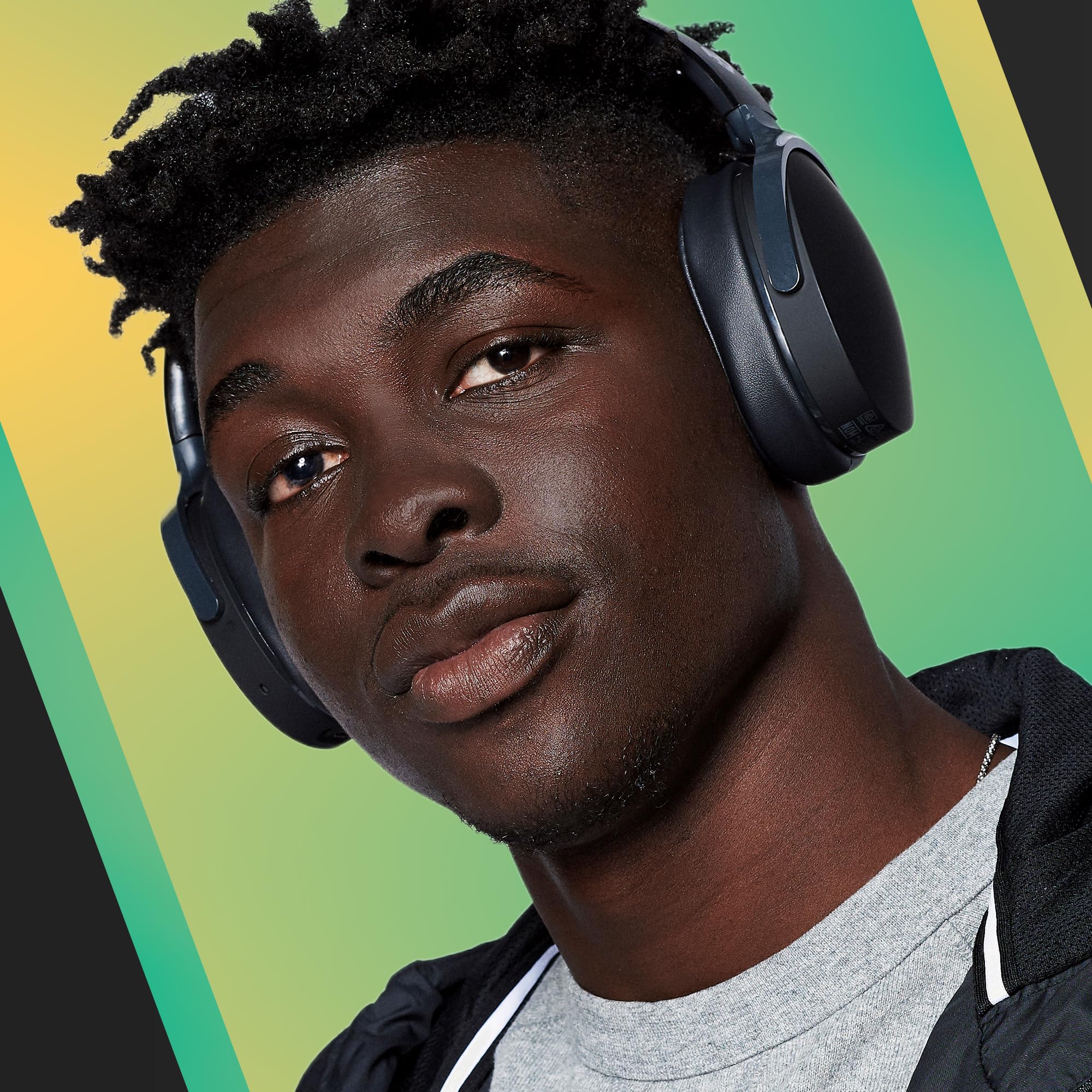 Skullcandy Hesh ANC Wireless Over-Ear Bluetooth Headphones with Extra USB-C Charging Cable, Active Noise Canceling, 22 Hrs Battery, Foldable Lightweight Design, Microphone iPhone Android - Mod White
