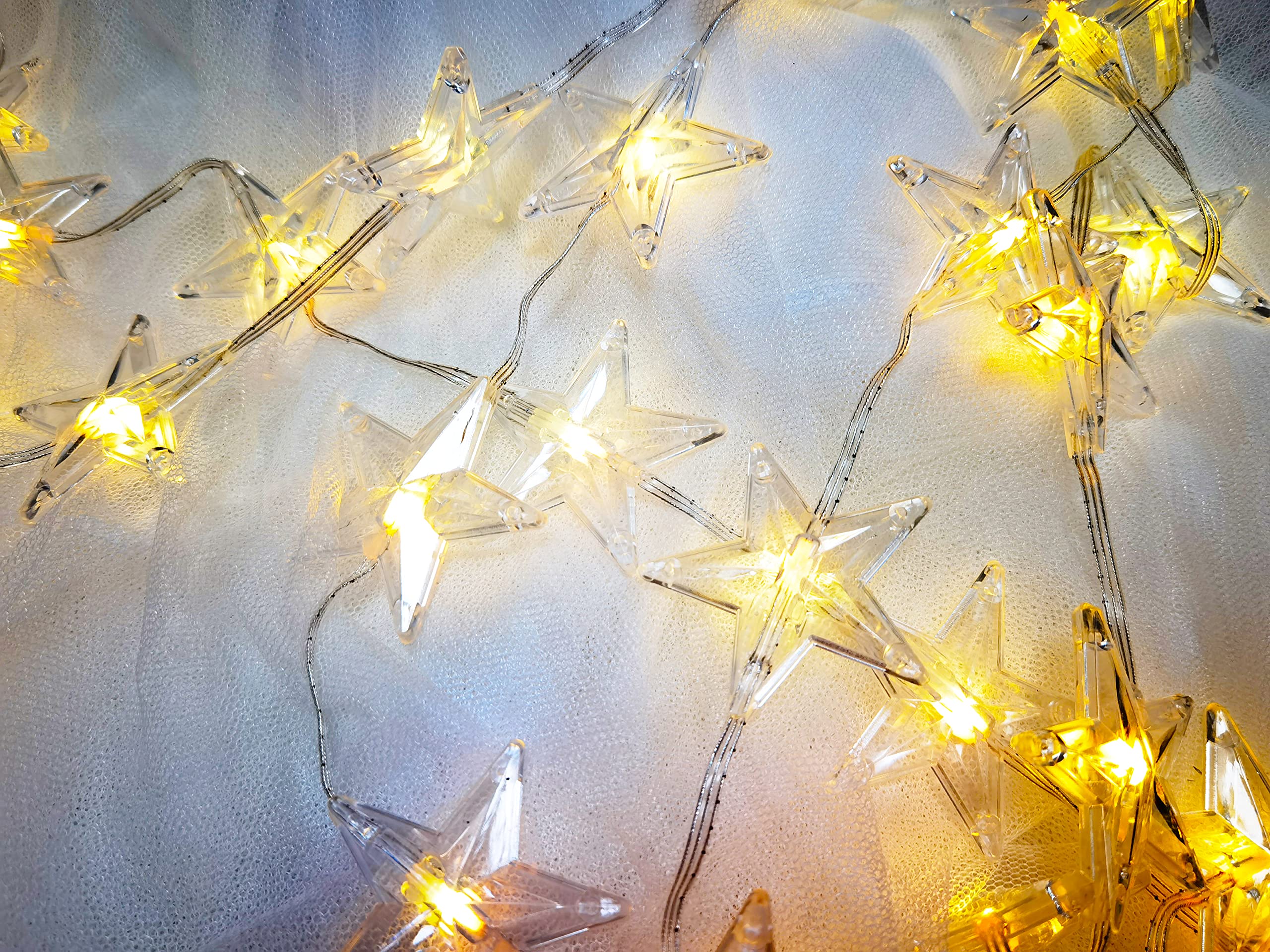 Bed Canopy with LED Star Lights, Canopy Bed Curtain with RGB Color Changing String Lights with Smart App Control Remote for Princess Girls Bedroom, Suggested for Twin Full Queen King Bed: Rgb White