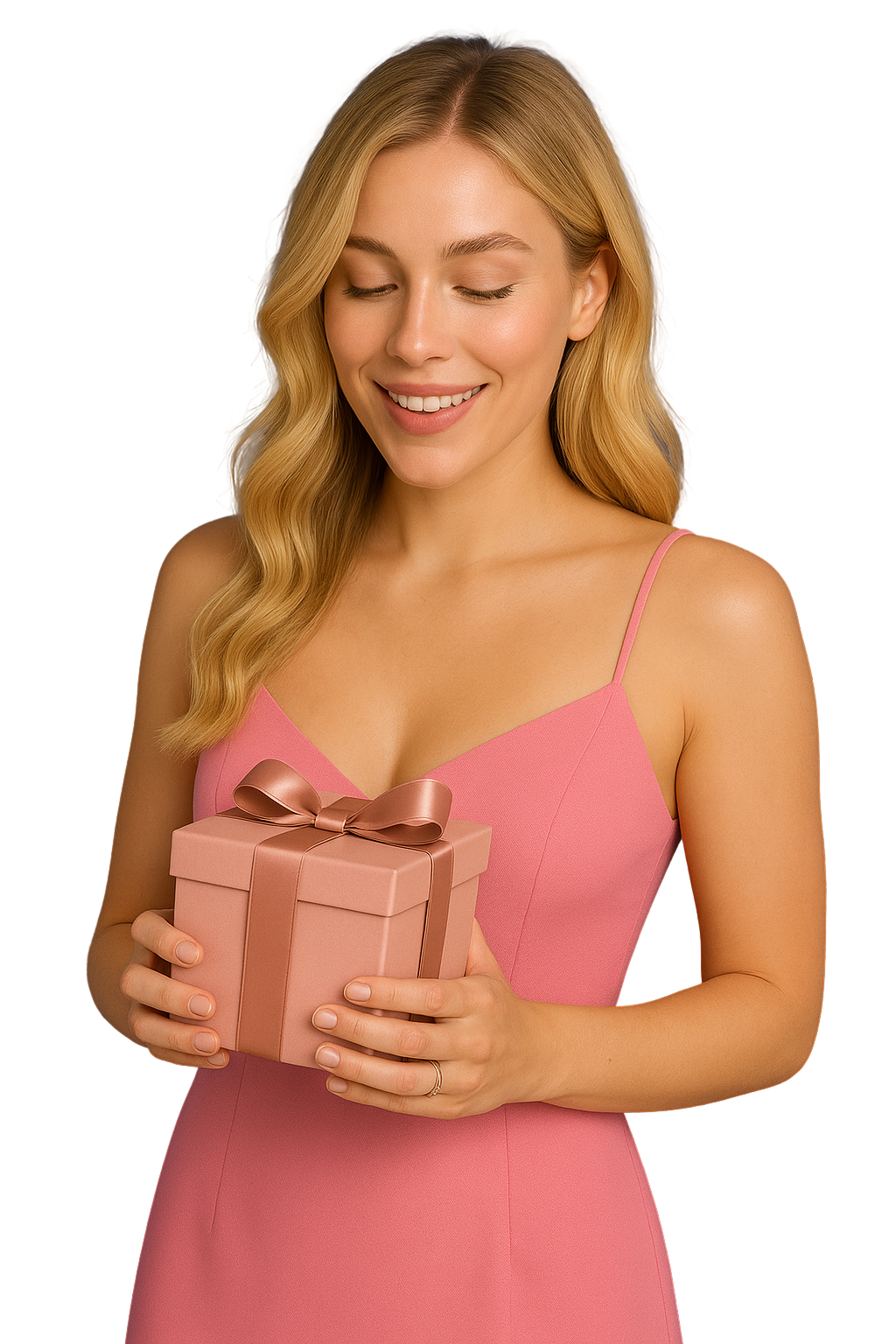 Person with gift